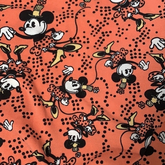 LuLaroe Irma Tunic Minnie Mouse Lic. Disney-Peach/Black/White, Sz XXS - Picture 7 of 9